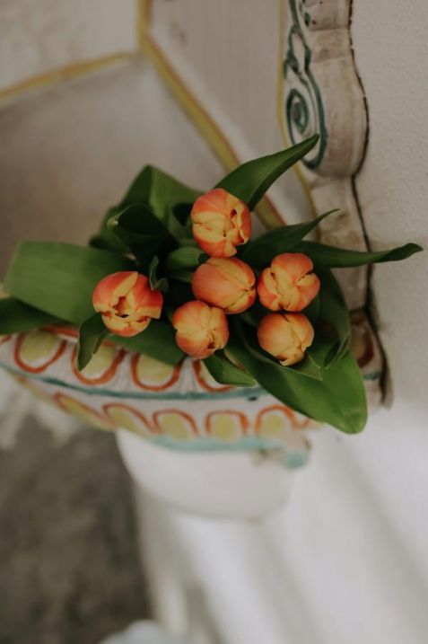 Bridal bouquet close-up